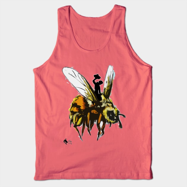 Just Bee Tank Top by Yeti Ink ~ Yeti307